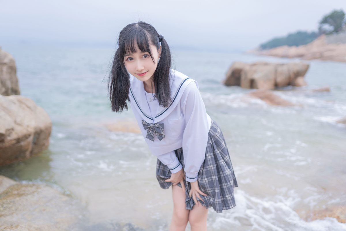 Coser@木绵绵OwO Vol 040 海边JK 0008 6779363718.jpg