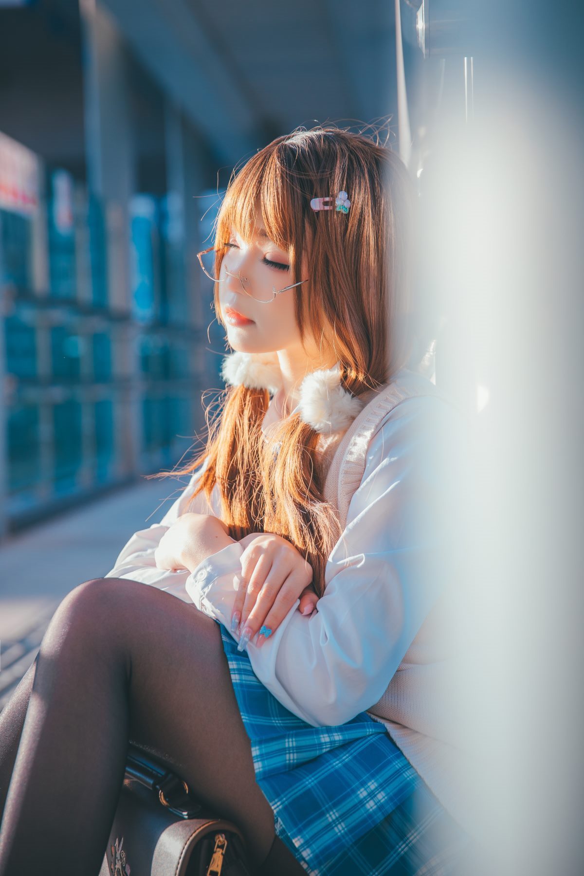 Coser@雪晴Astra Vol 036 JK夕阳 0006 2408760879.jpg