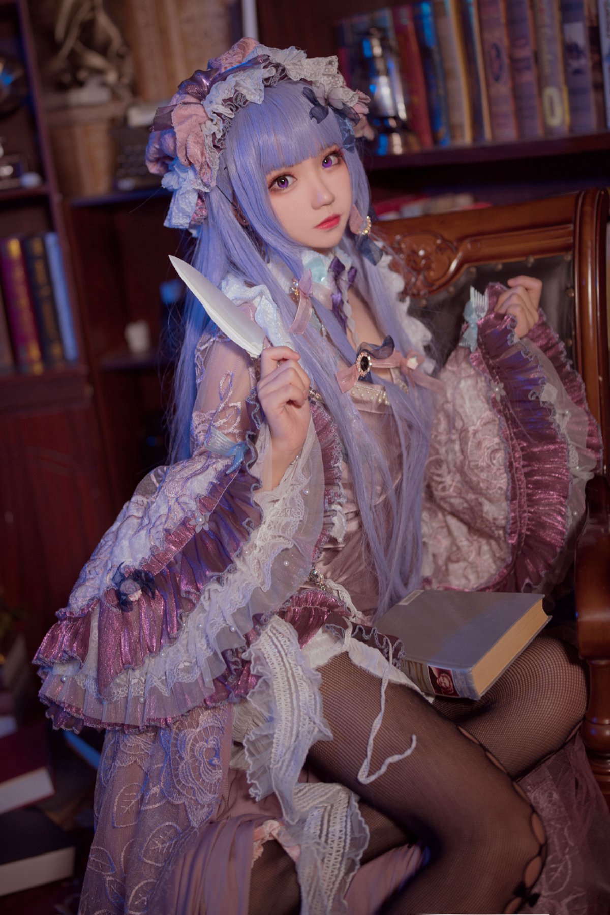 Coser@花柒Hana Vol.010 帕秋莉睡衣