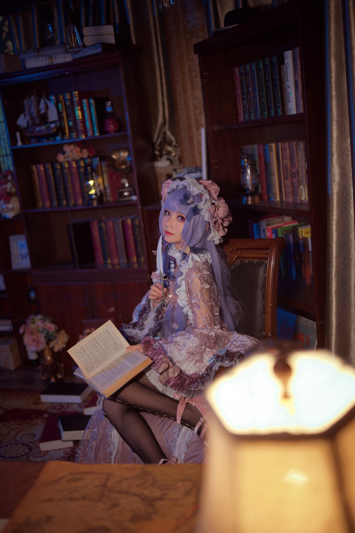 Coser@花柒Hana Vol 010 帕秋莉睡衣 0003 8793742899.jpg