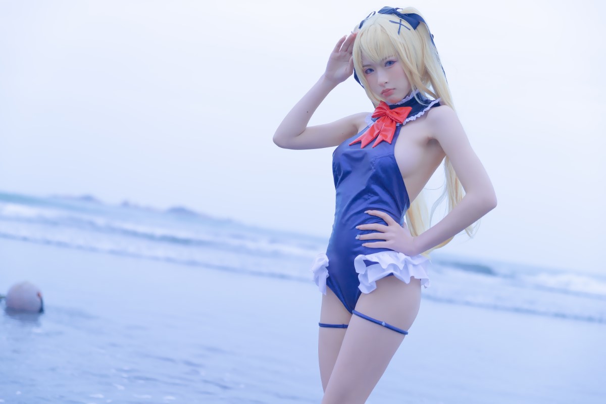 Coser@清水由乃 Vol 024 玛丽萝丝 蓝色泳衣 0030 4671075441.jpg