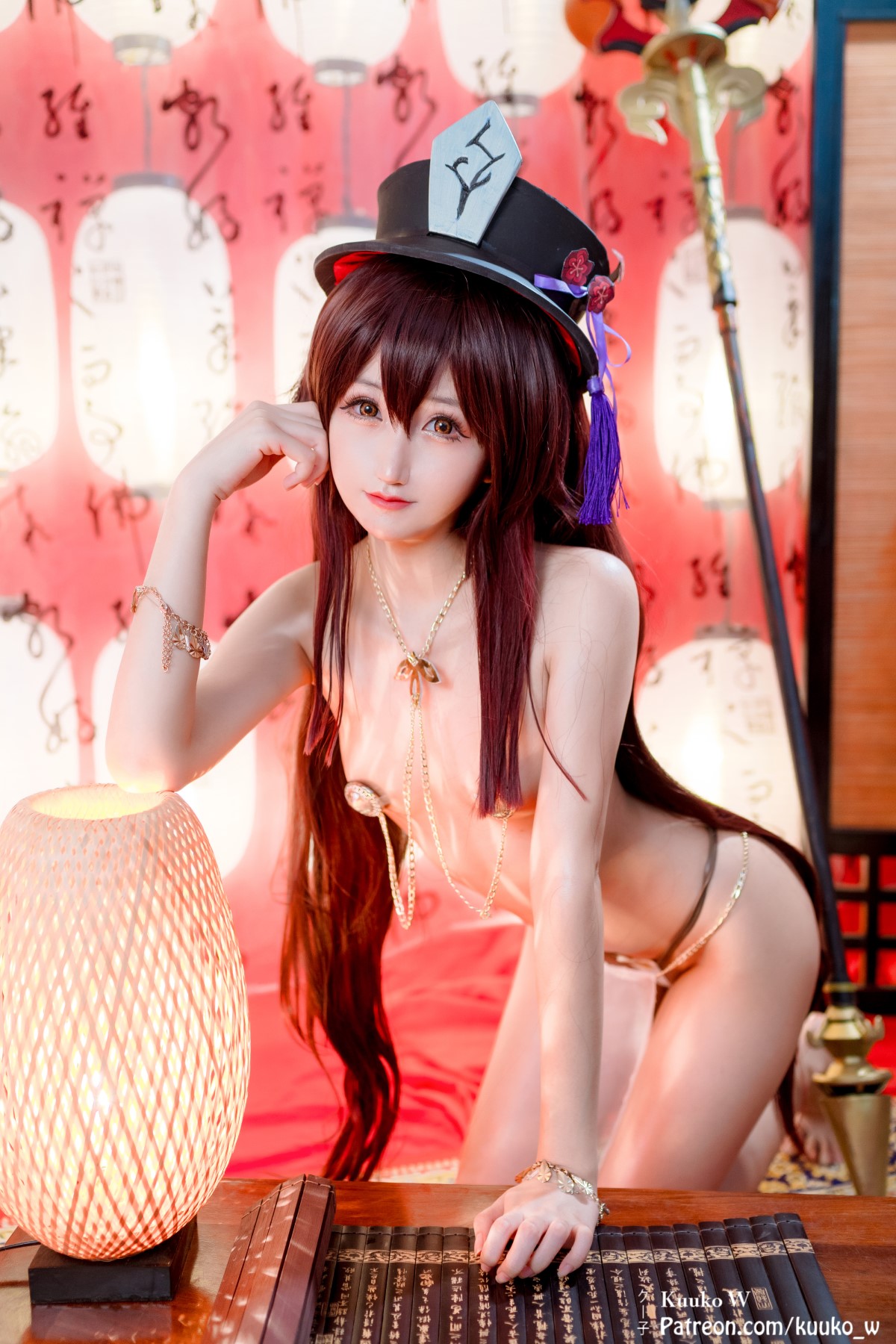 Coser@Kuuko W Hu Tao Lingerie 0013 3093467996.jpg