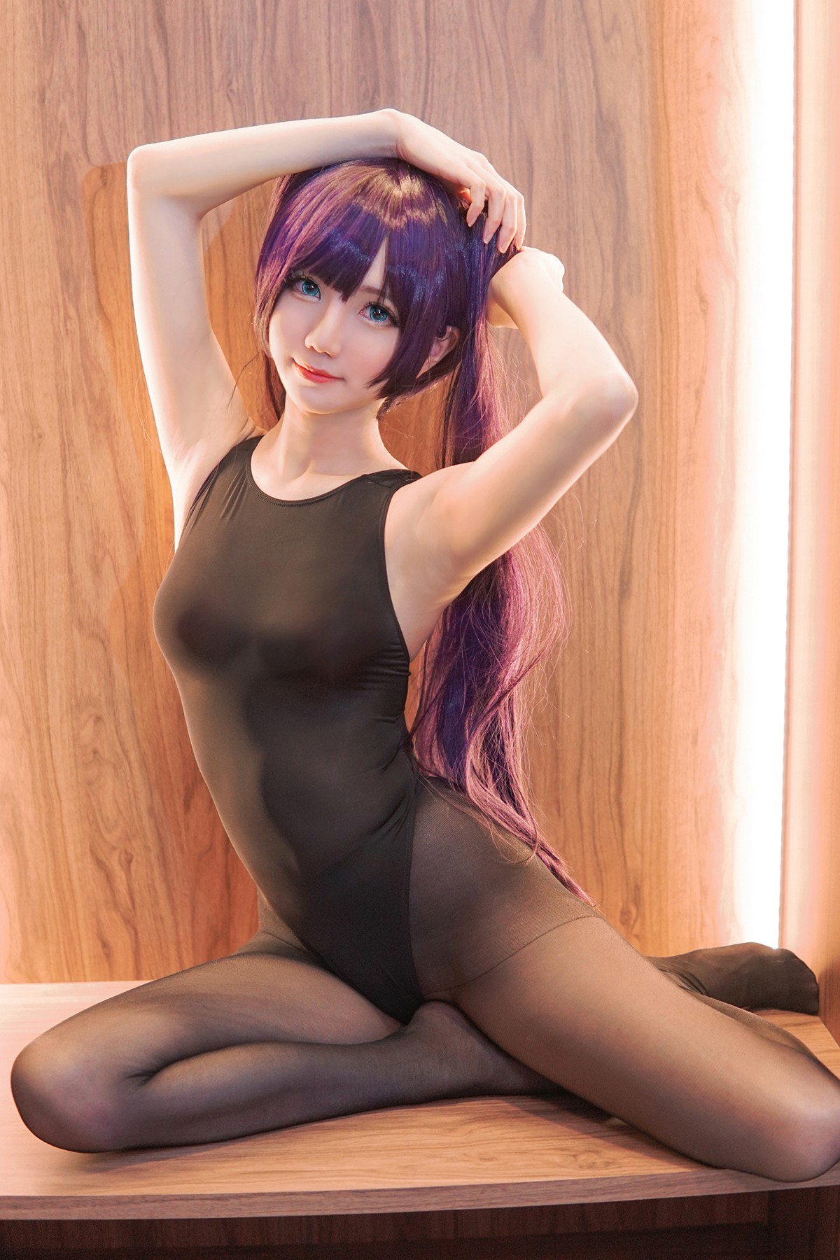 Coser@Sally Dorasnow – Mona Swimsuit Genshin Impact