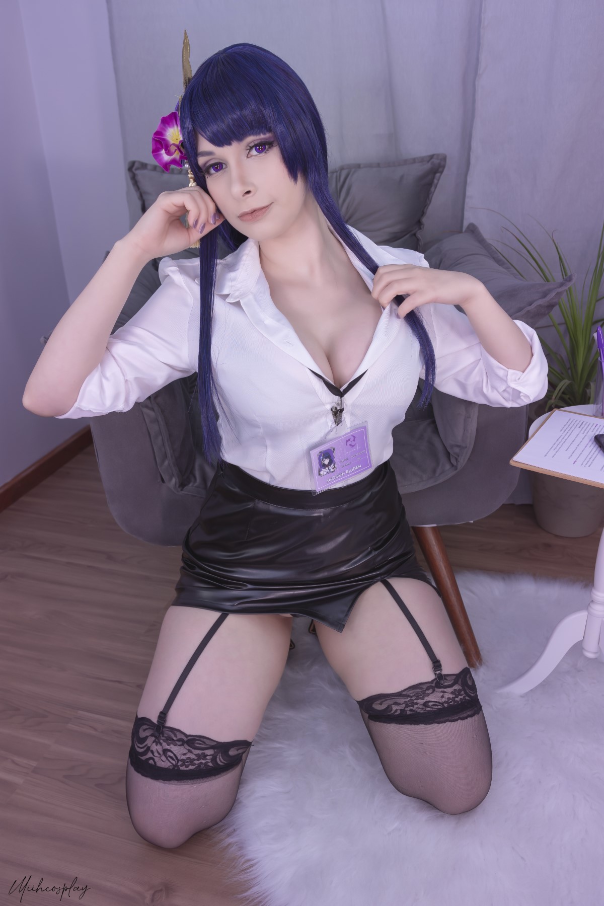 Miih Cosplay Raiden Shogun Office Lady 0035 8641544283.jpg