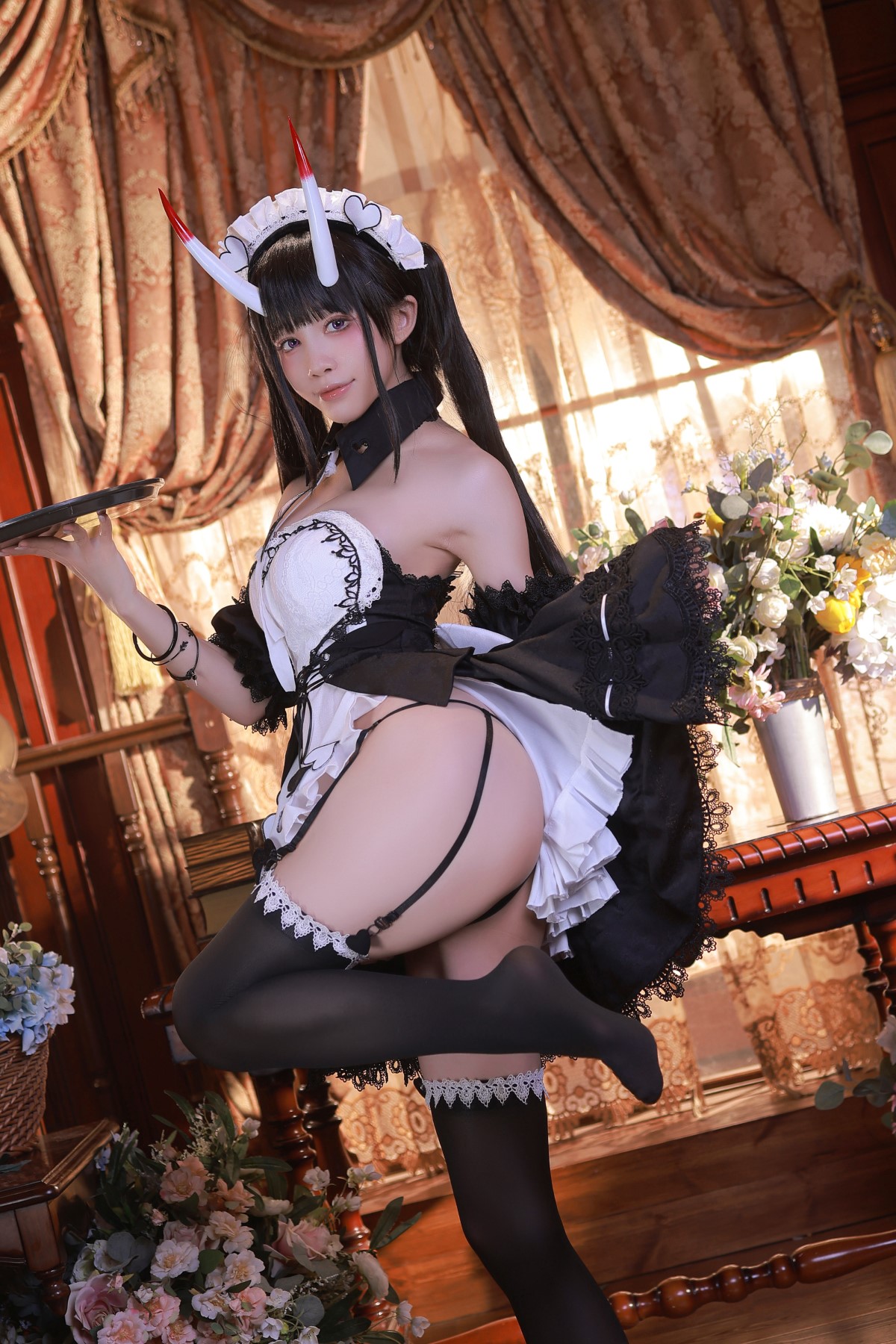 Coser@水淼Aqua Vol 129 AzurLane诺西罗女仆 0002 6812720644.jpg