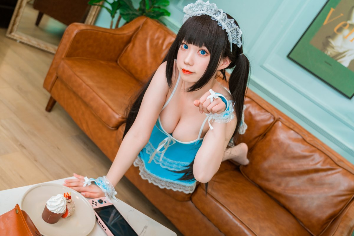 Coser@芦苇苇苇 Vol 01 蓝色女仆 0010 6938366534.jpg