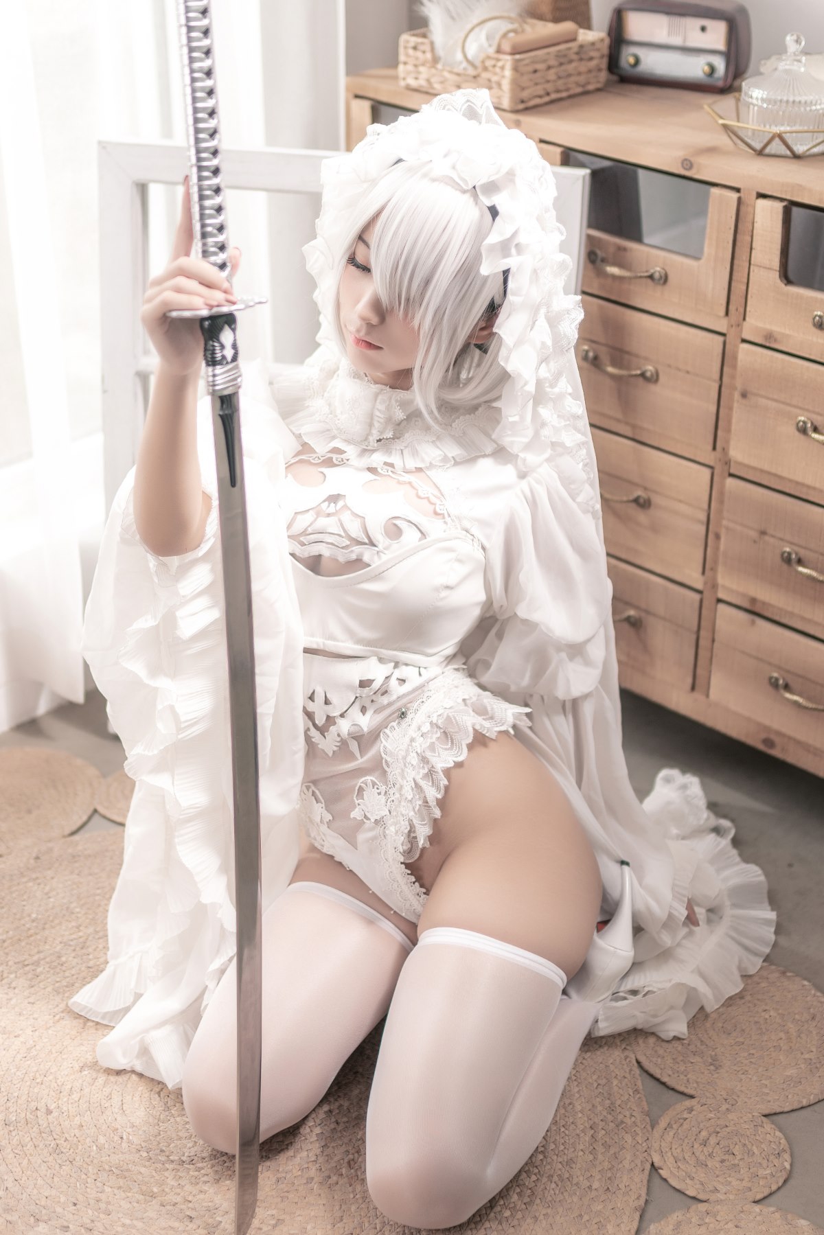 Coser@蠢沫沫 Vol 098 尼尔纪元 白花嫁 0007 6095204105.jpg