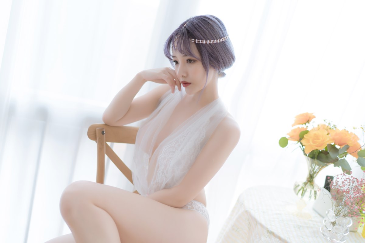 Coser@雯妹不讲道理 No 084 白色希腊 0003 7224430221.jpg