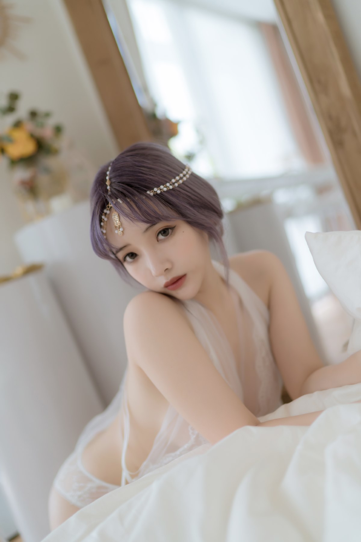 Coser@雯妹不讲道理 No 084 白色希腊 0033 6905439270.jpg