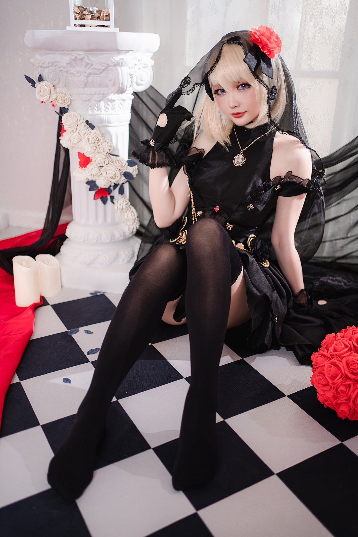 Coser@星之迟迟Hoshilily 斯卡哈同人 Z23婚纱 A 0016 3679771085.jpg