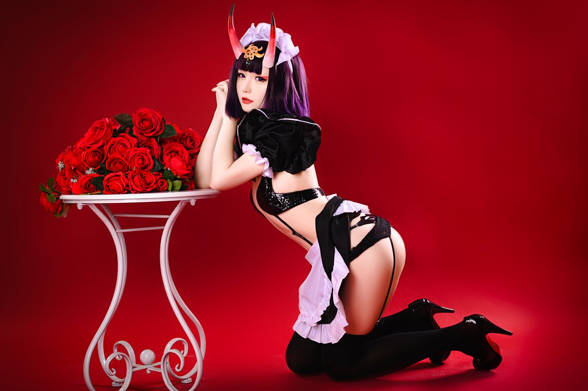 Coser@星之迟迟Hoshilily 酒吞女仆 0004 5675985281.jpg