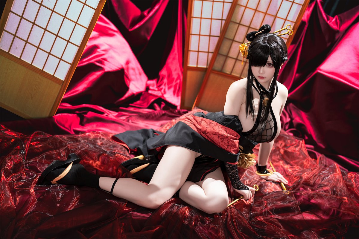 Coser@星之迟迟Hoshilily 圣诞节 约尔 同人和风战斗服 0018 6279579890.jpg