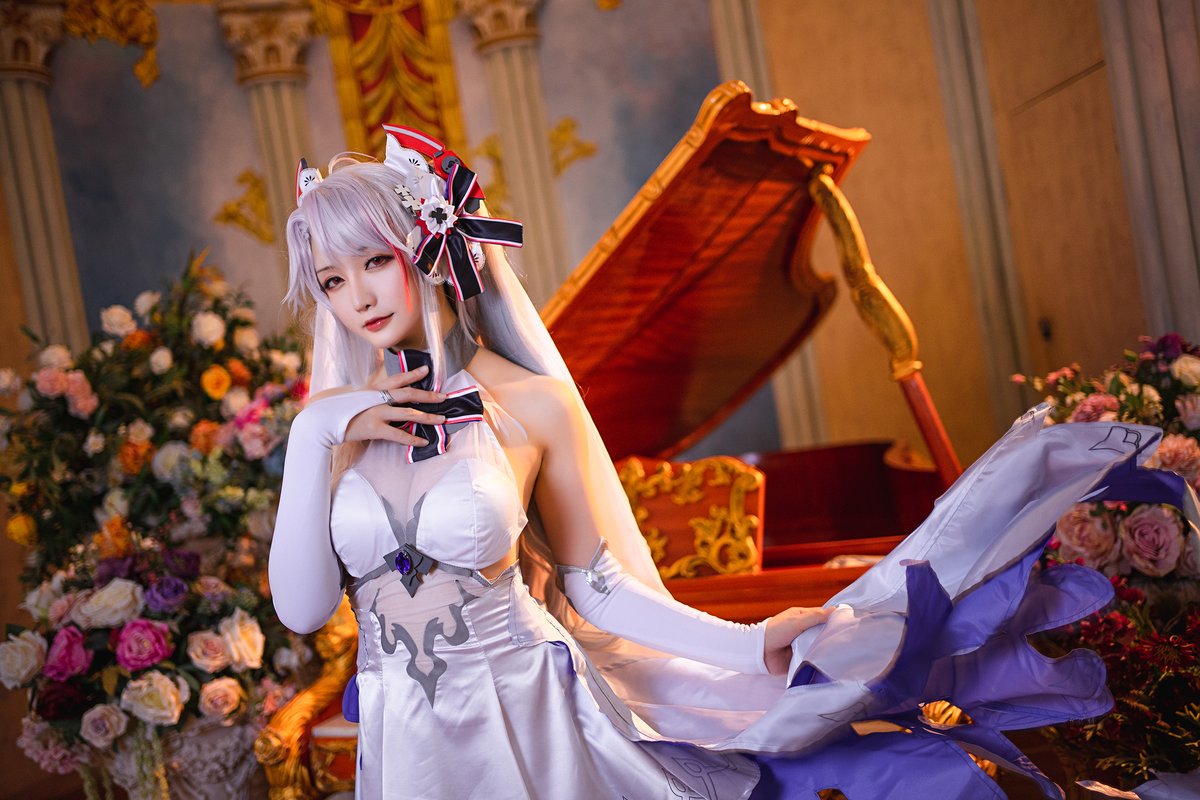 Coser@星之迟迟Hoshilily 秘密花园 欧根婚纱 0012 6638435086.jpg