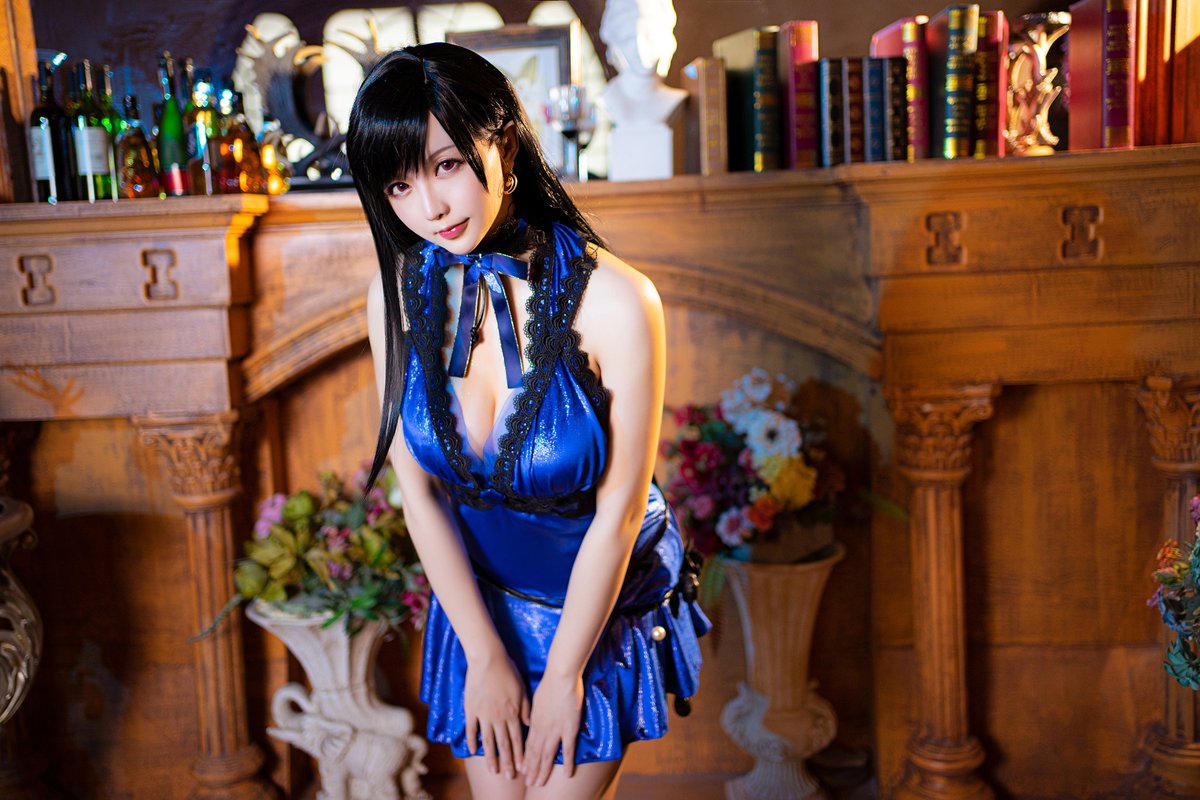 Coser@星之迟迟Hoshilily 蒂法蓝礼服 0014 5333939567.jpg