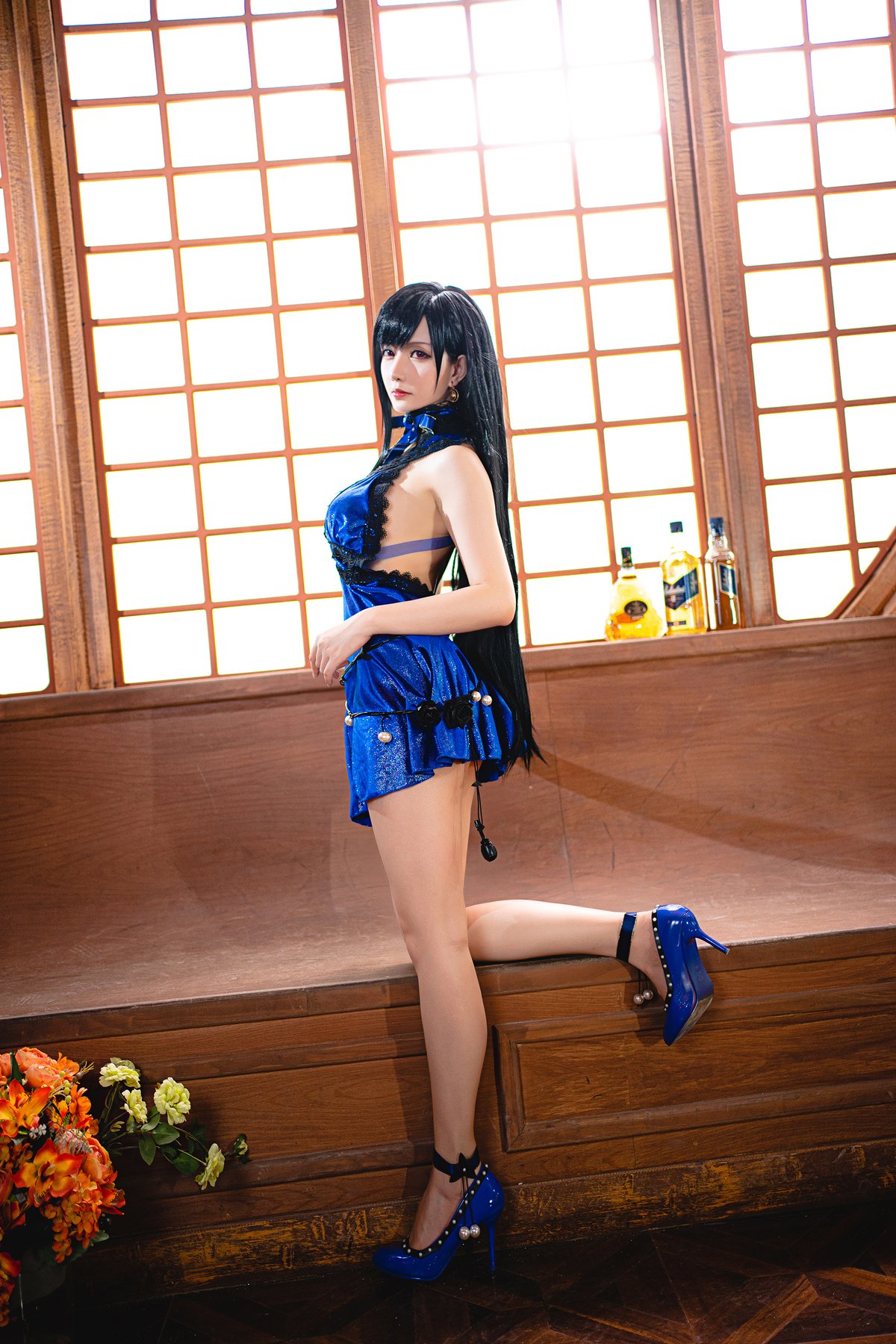 Coser@星之迟迟Hoshilily 蒂法蓝礼服 0015 8140110915.jpg