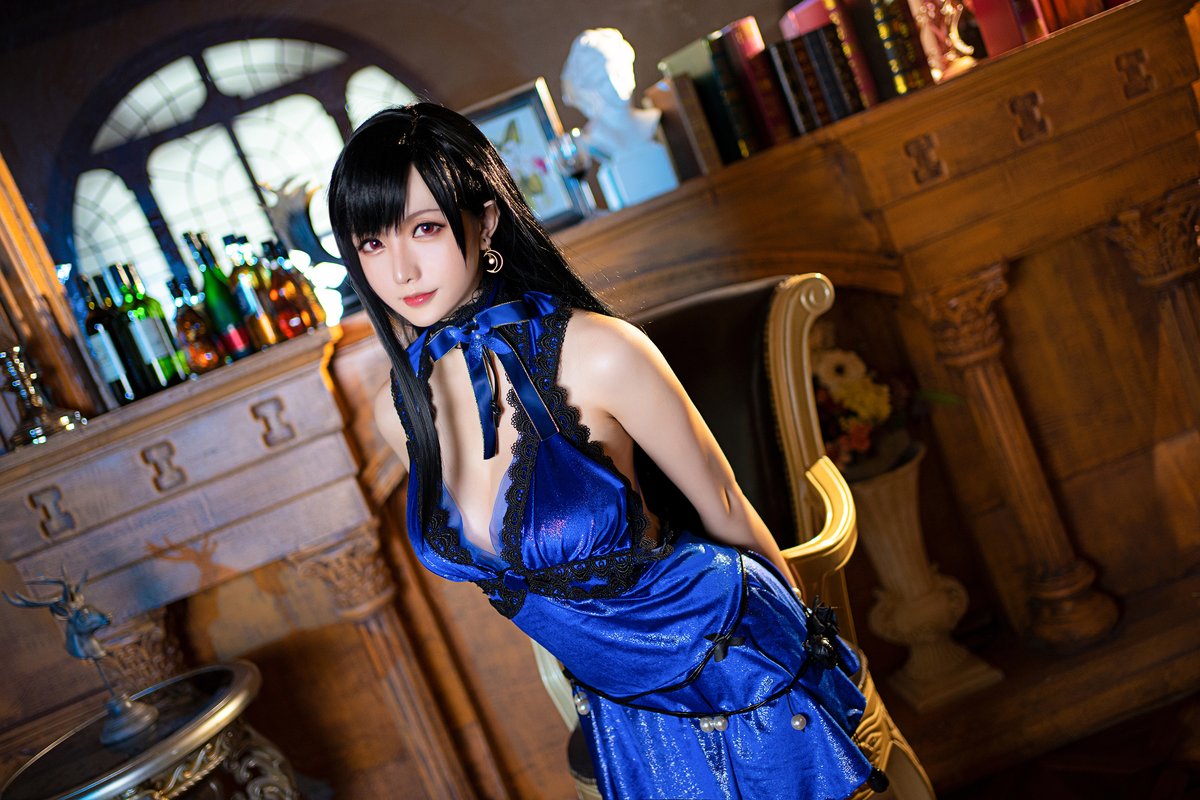 Coser@星之迟迟Hoshilily 蒂法蓝礼服 0028 1673521660.jpg