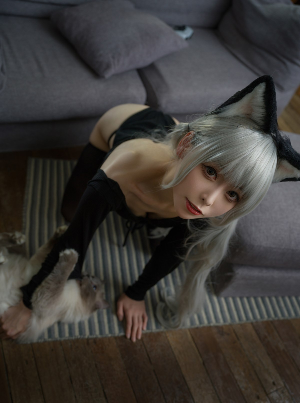 Coser@樱岛嗷一 黑猫针织衫连体衣 0009 3578684569.jpg