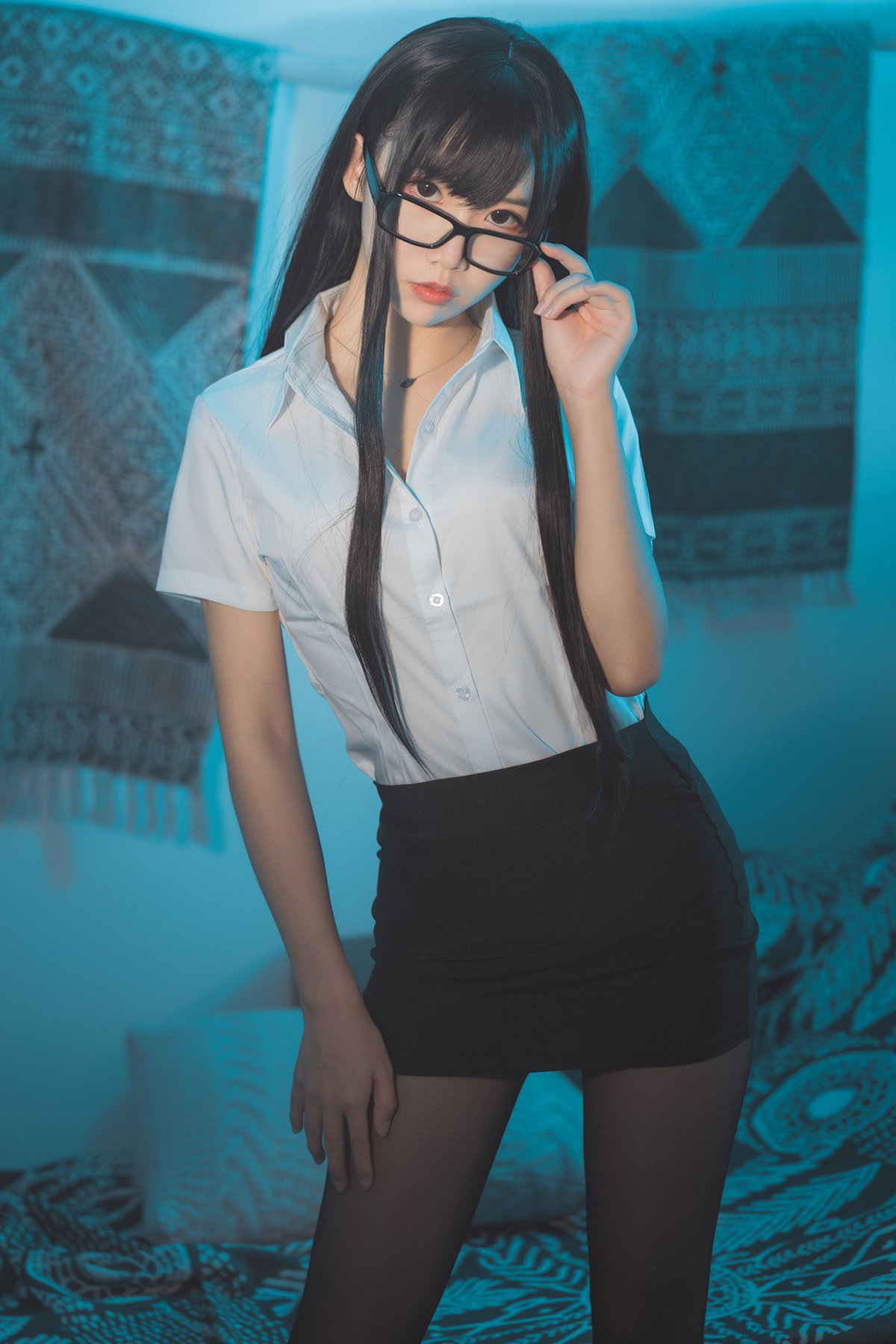 Coser@面饼仙儿 No.042 黑丝OL