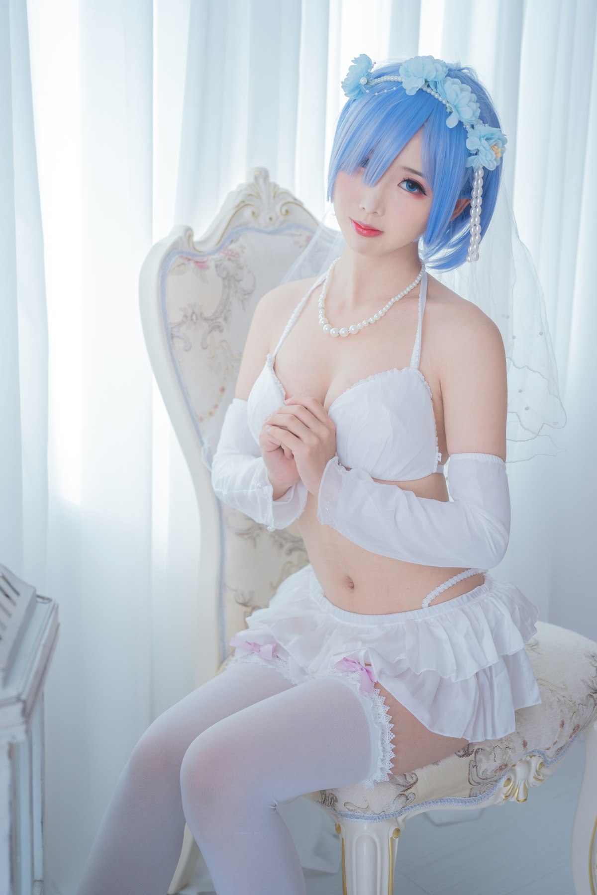 Coser@面饼仙儿 No 044 花嫁蕾姆 0005 7655977266.jpg