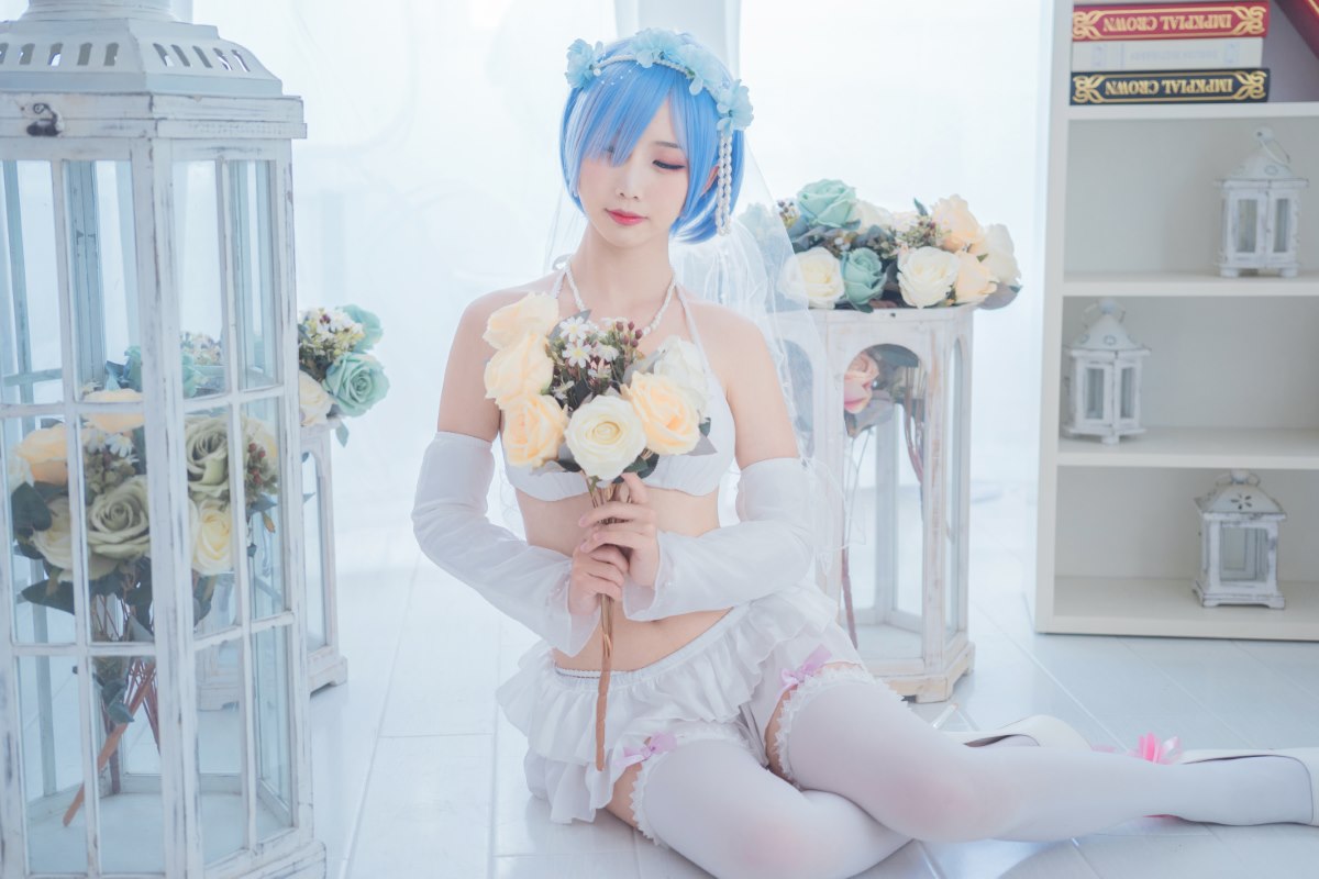 Coser@面饼仙儿 No 044 花嫁蕾姆 0009 6707002439.jpg