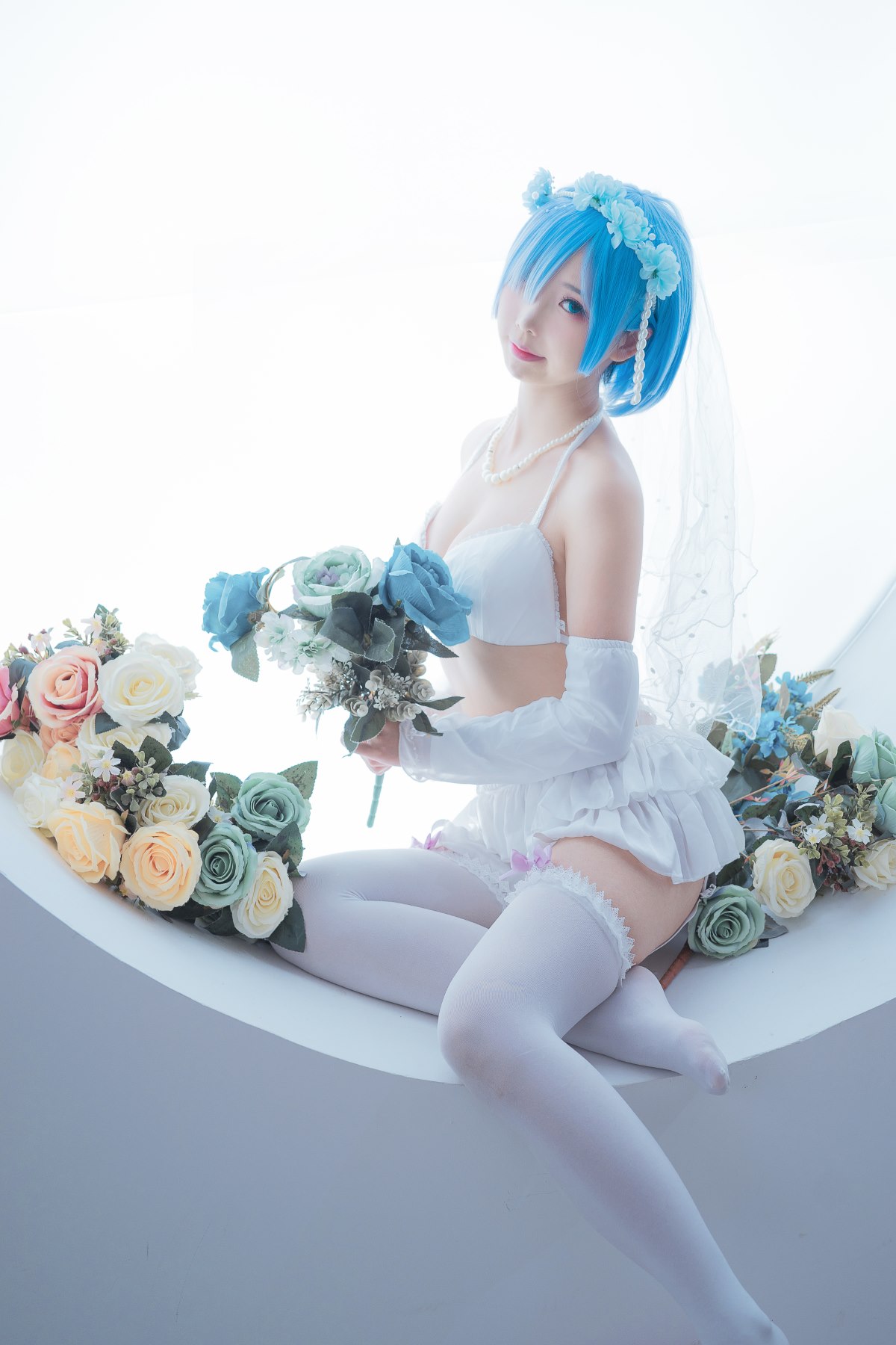 Coser@面饼仙儿 No 044 花嫁蕾姆 0018 7517039756.jpg