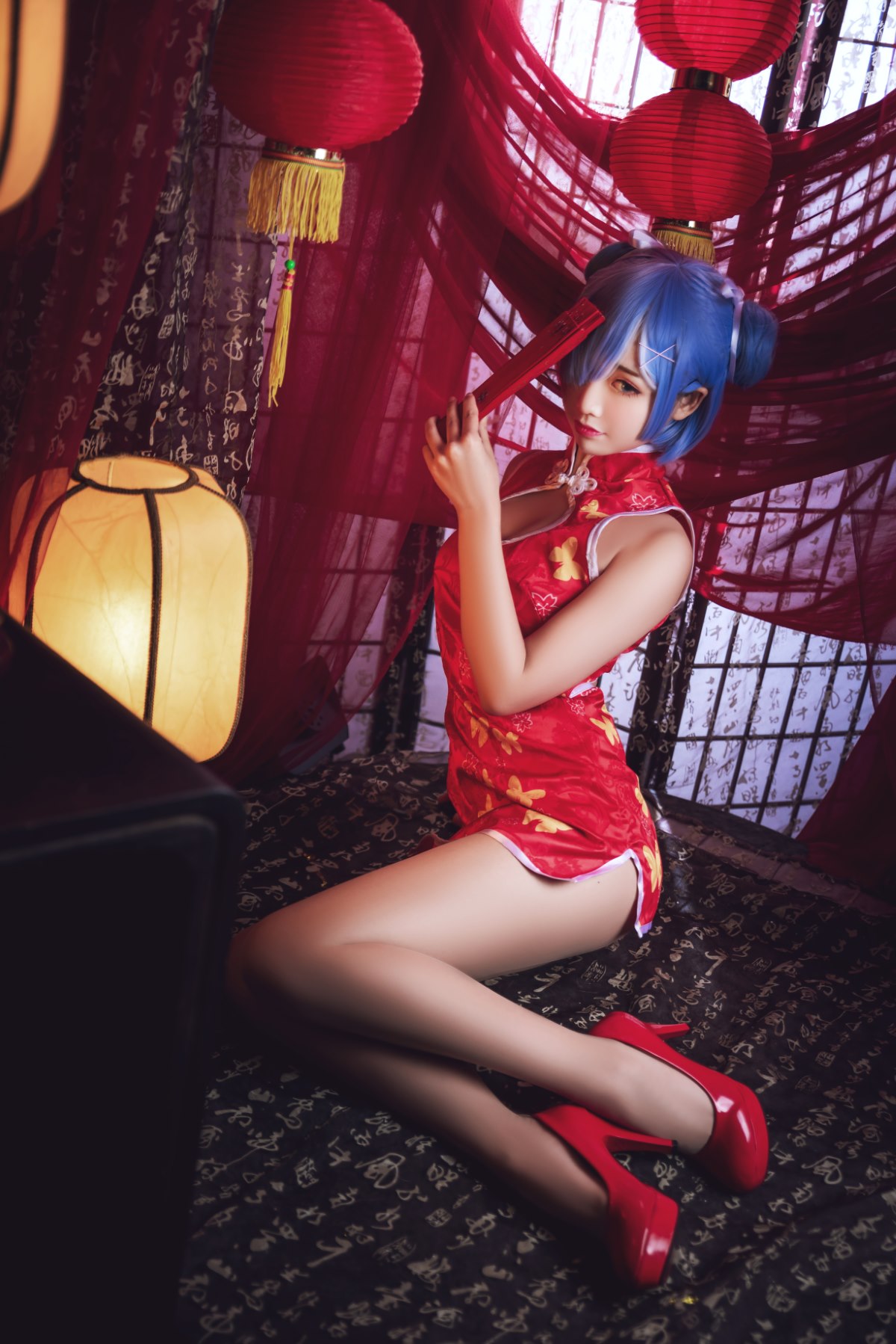 Coser@面饼仙儿 No 052 雷姆旗袍 0003 8692961074.jpg