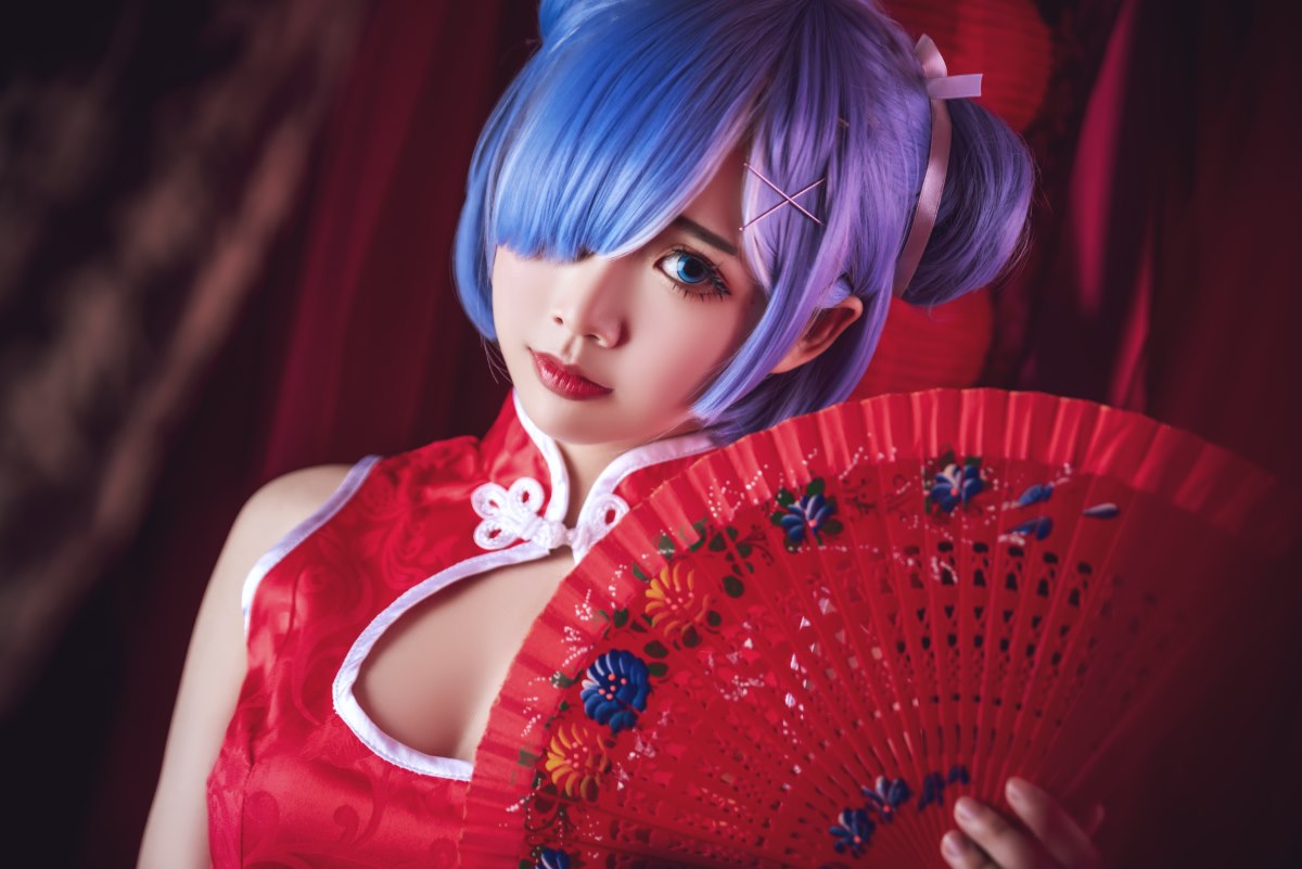 Coser@面饼仙儿 No 052 雷姆旗袍 0008 5751812708.jpg