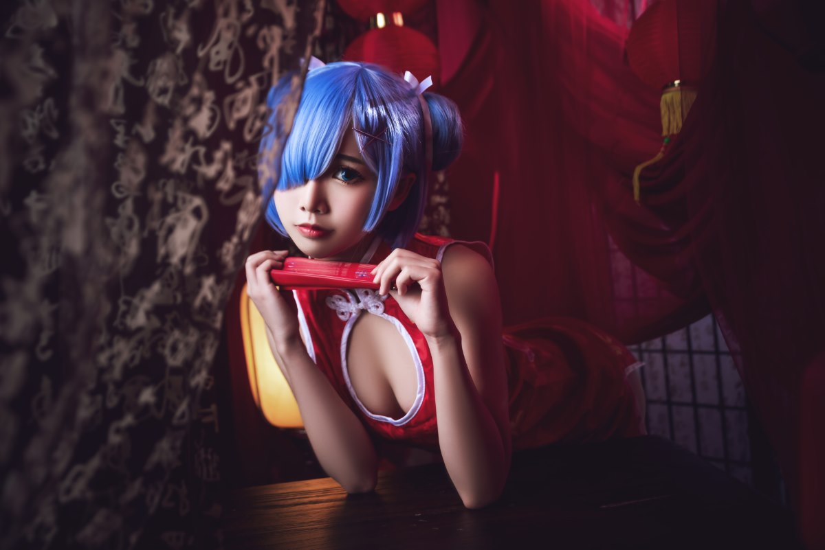 Coser@面饼仙儿 No 052 雷姆旗袍 0010 6620879200.jpg