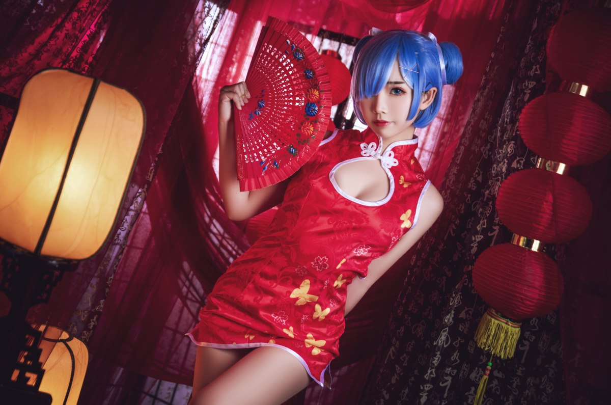 Coser@面饼仙儿 No 052 雷姆旗袍 0015 5938671299.jpg