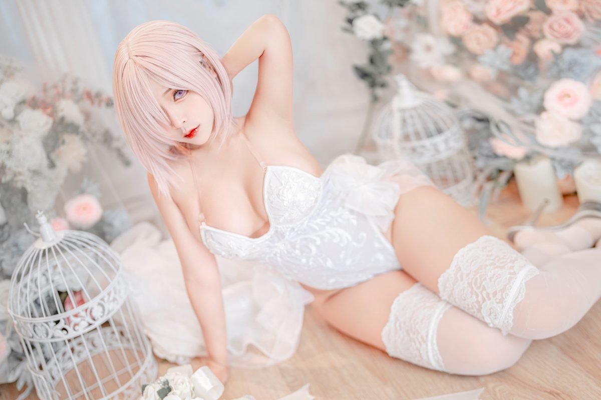 Coser@Sayo Momo Mashu White Lingerie Body Oil 0012 4191586404.jpg