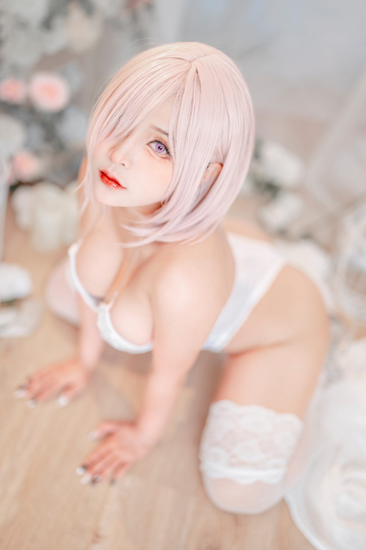 Coser@Sayo Momo Mashu White Lingerie Body Oil 0057 9383169326.jpg