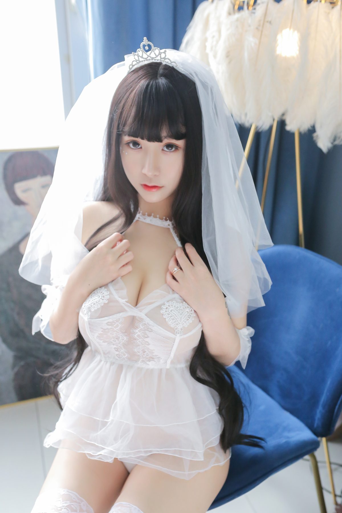 Coser@猫九酱Sakura 长发婚纱 0017 2124683688.jpg