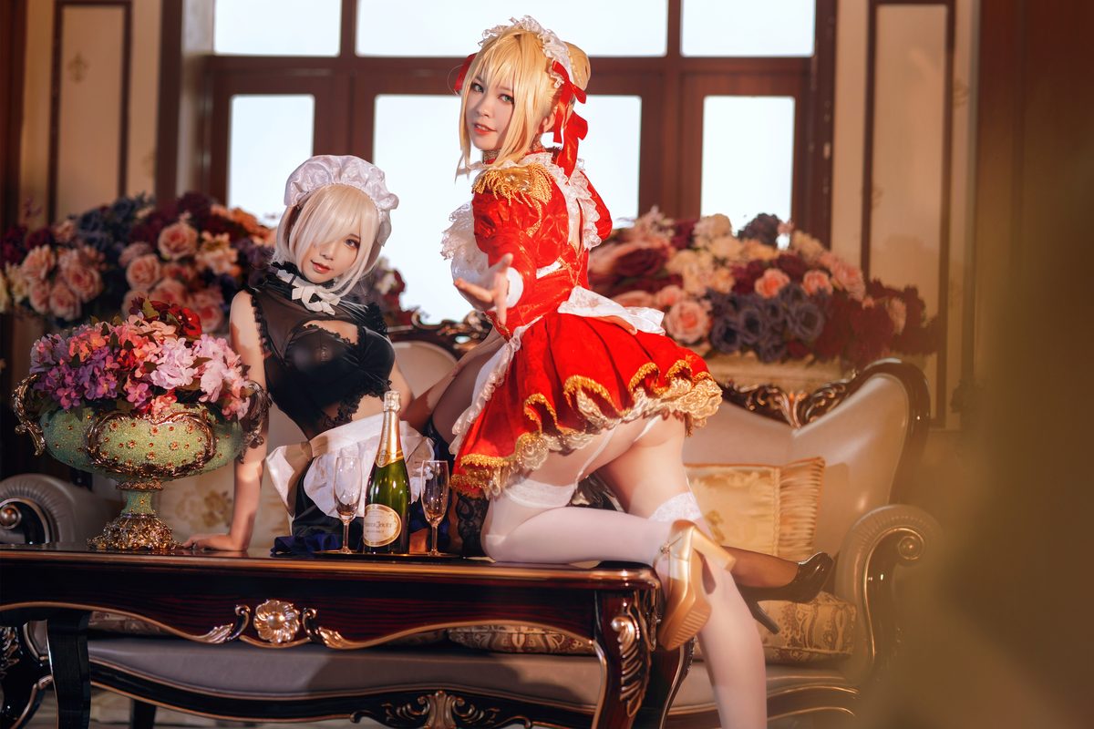 Coser@面饼仙儿 No 071 Claudius x Kyrielight Maid 半半子X面饼仙儿 0001 7063265942.jpg