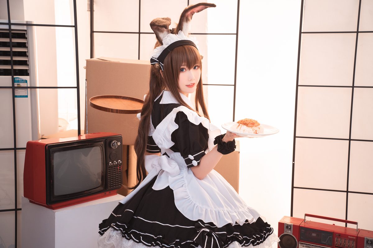 Coser@面饼仙儿 No 078 阿米驴女仆 0005 9460009391.jpg