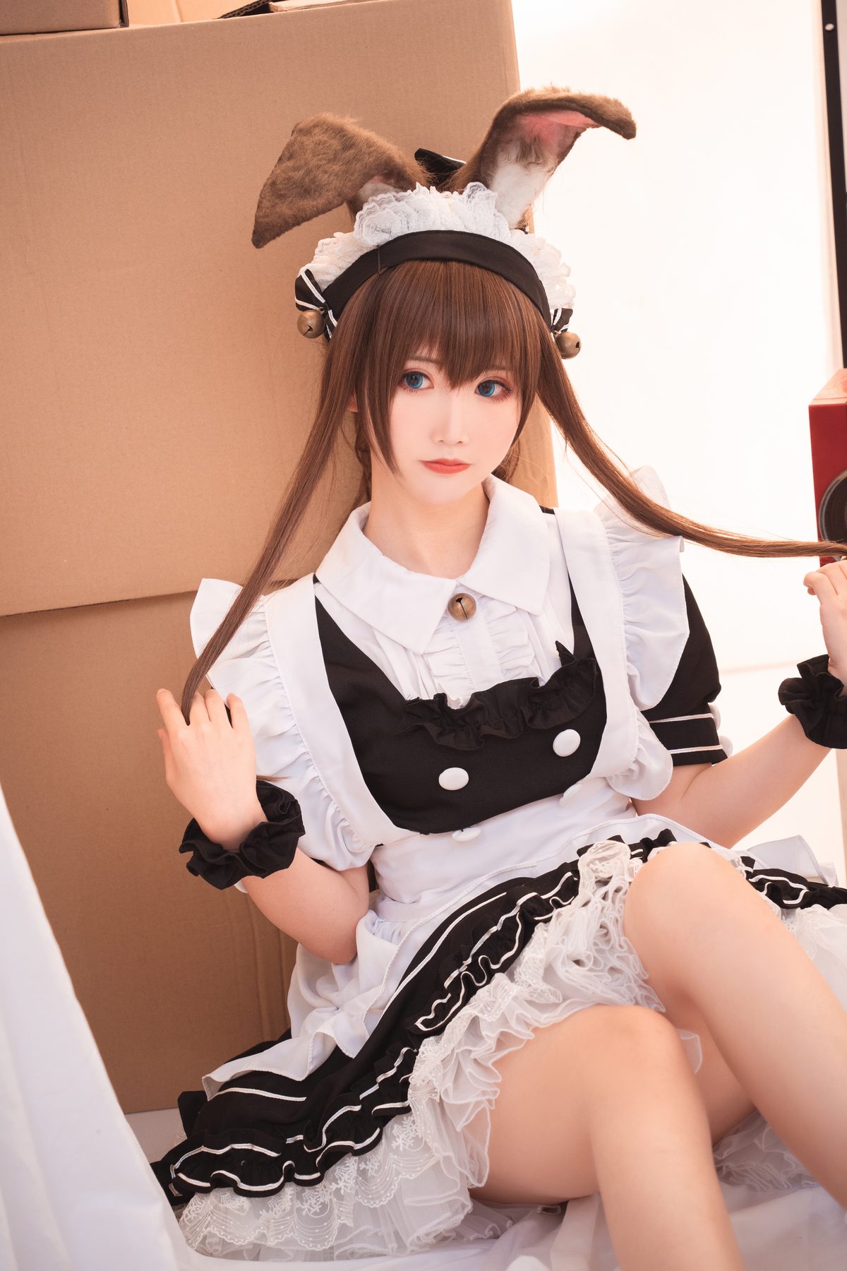 Coser@面饼仙儿 No 078 阿米驴女仆 0010 0705733620.jpg