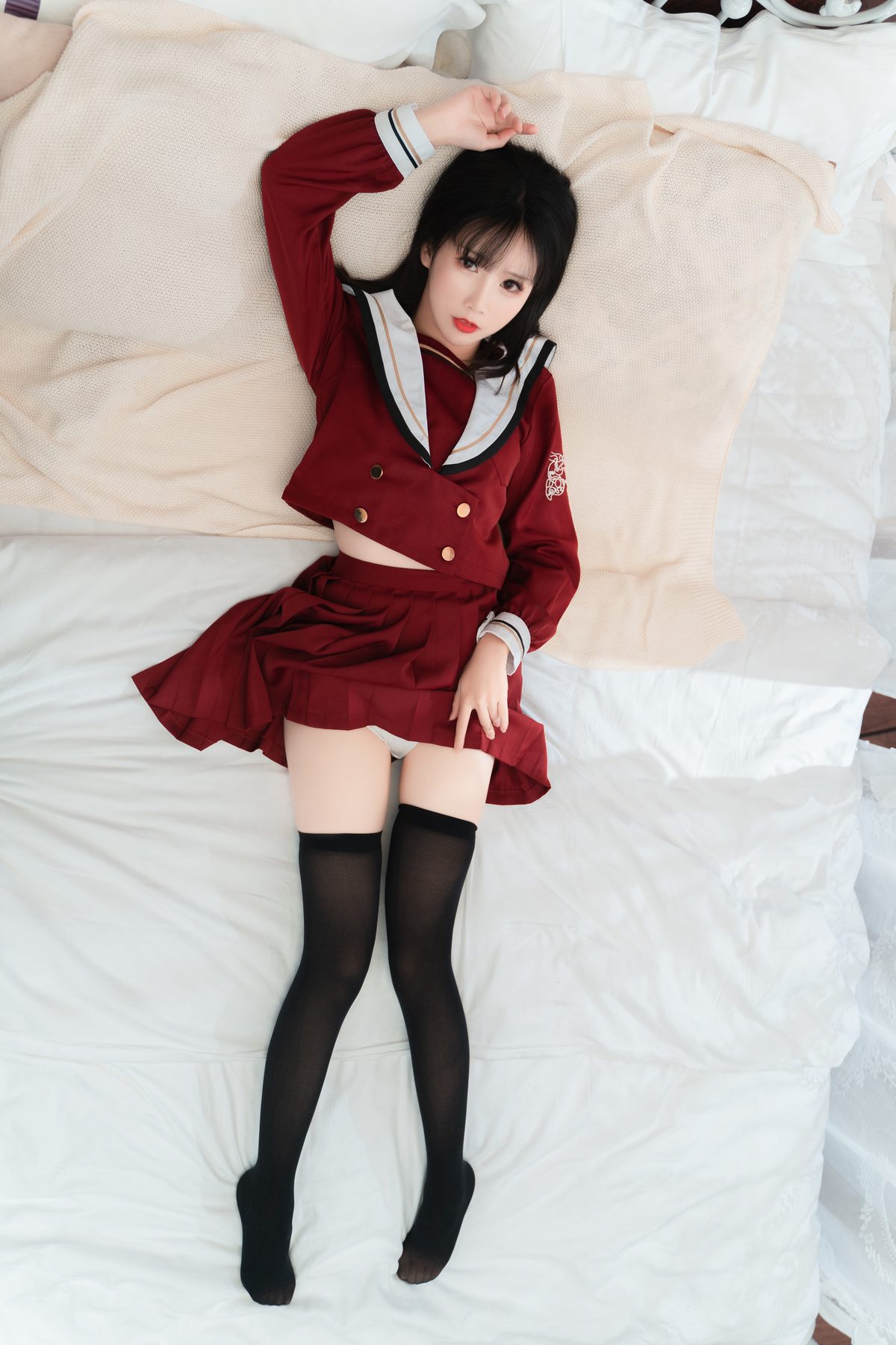 Coser@面饼仙儿 No 082 红色JK 0004 7572615513.jpg