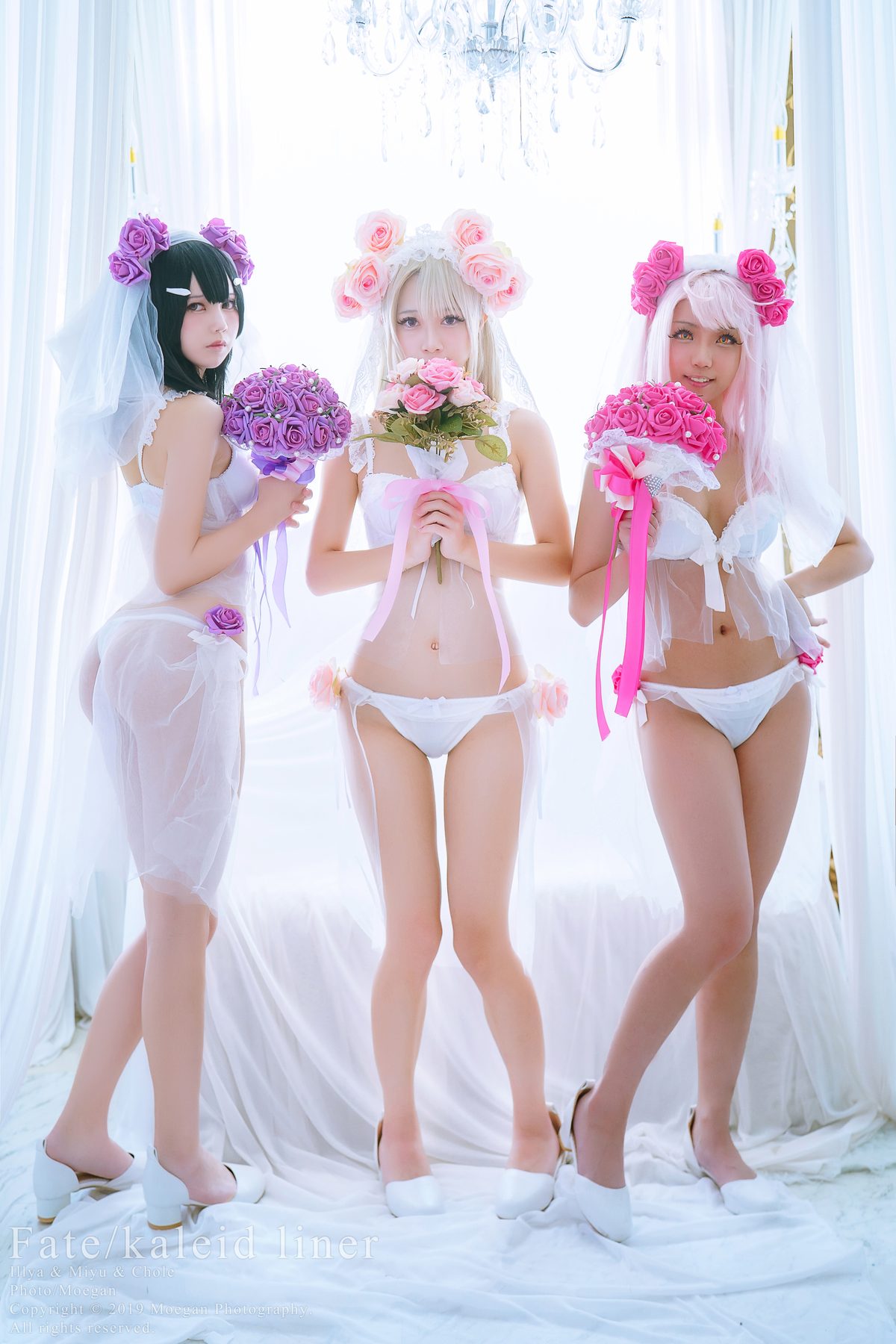 Coser@沖田凜花Rinka And 鈴鈴Yakira And 鬼姬Oni Hime Wedding Bikini ver Fate kaleid liner プリズマ☆イリヤ 0001 4253542740.jpg