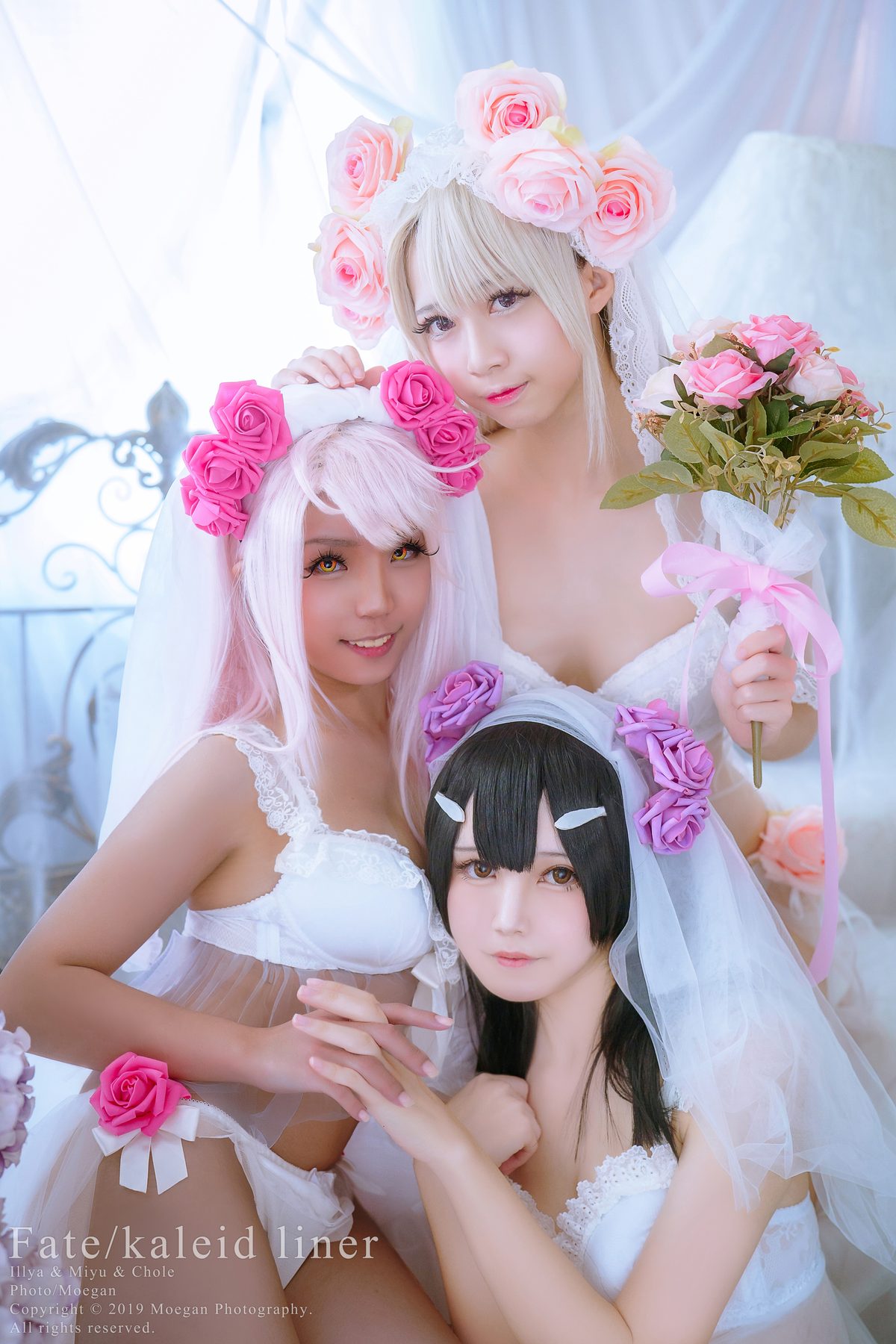 Coser@沖田凜花Rinka And 鈴鈴Yakira And 鬼姬Oni Hime Wedding Bikini ver Fate kaleid liner プリズマ☆イリヤ 0003 1146378025.jpg