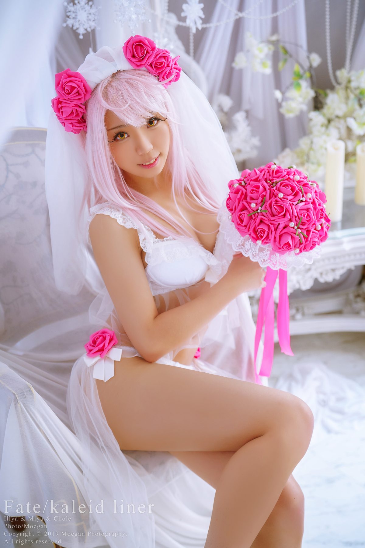 Coser@沖田凜花Rinka And 鈴鈴Yakira And 鬼姬Oni Hime Wedding Bikini ver Fate kaleid liner プリズマ☆イリヤ 0015 8697316821.jpg