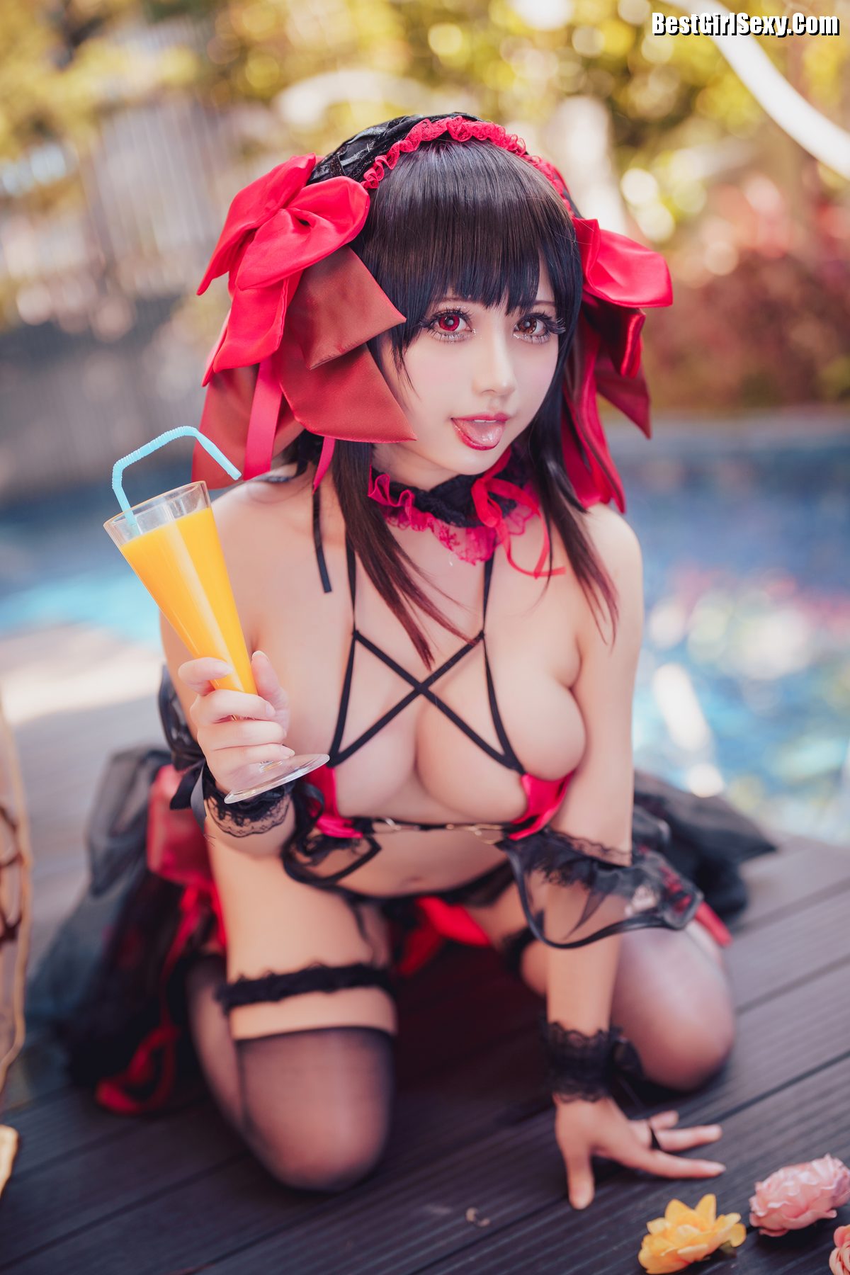 Coser@沖田凜花Rinka 时崎狂三 Kurumi Tokisaki 0009 5799160028.jpg