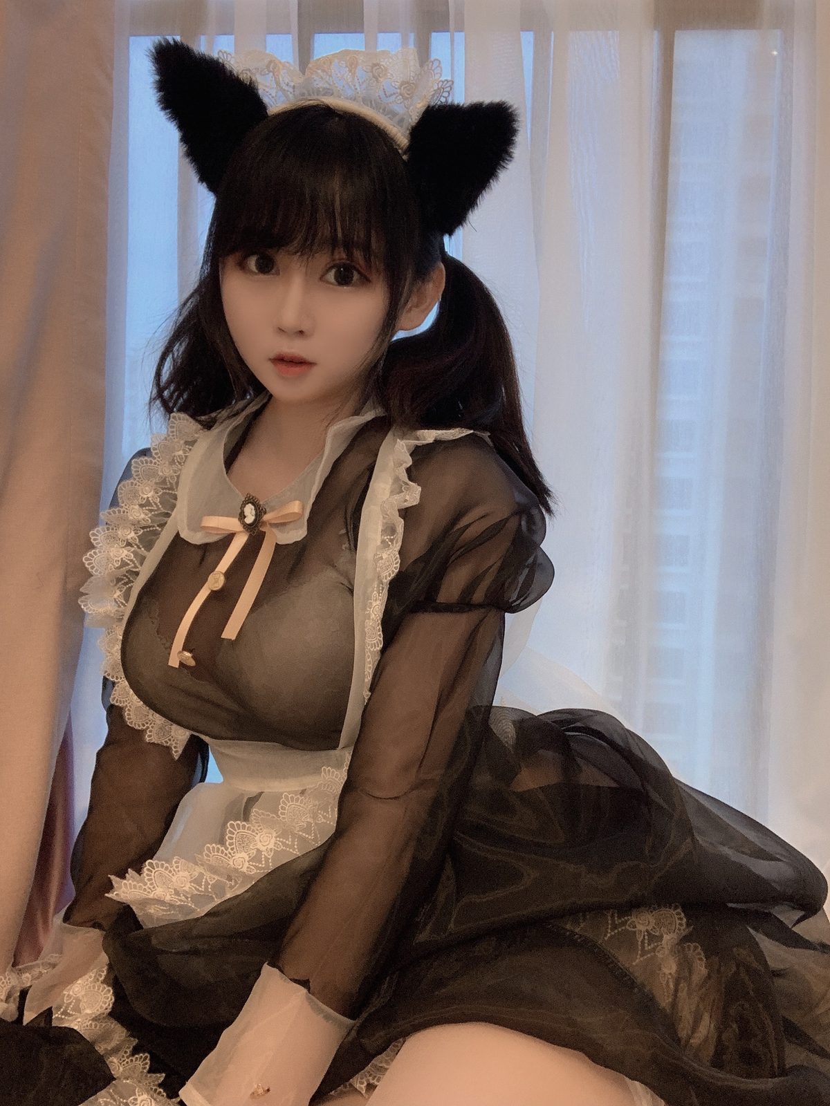 Coser@蜜桃少女是依酱呀 黑丝女仆 0014 9366546341.jpg