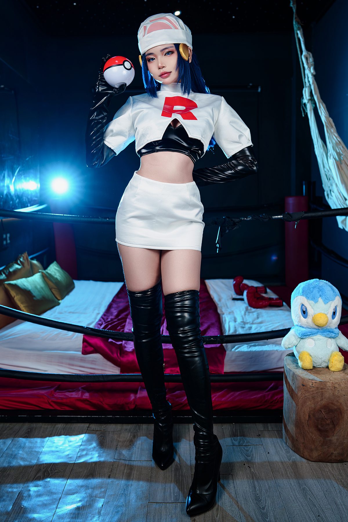 Coser@ZinieQ – Dawn Pokemon In Team Rocket Costume