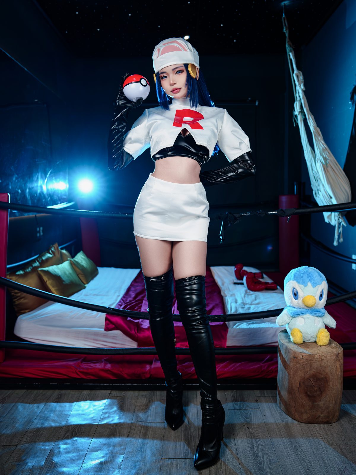 Coser@ZinieQ Dawn Pokemon In Team Rocket Costume 0009 7436806207.jpg