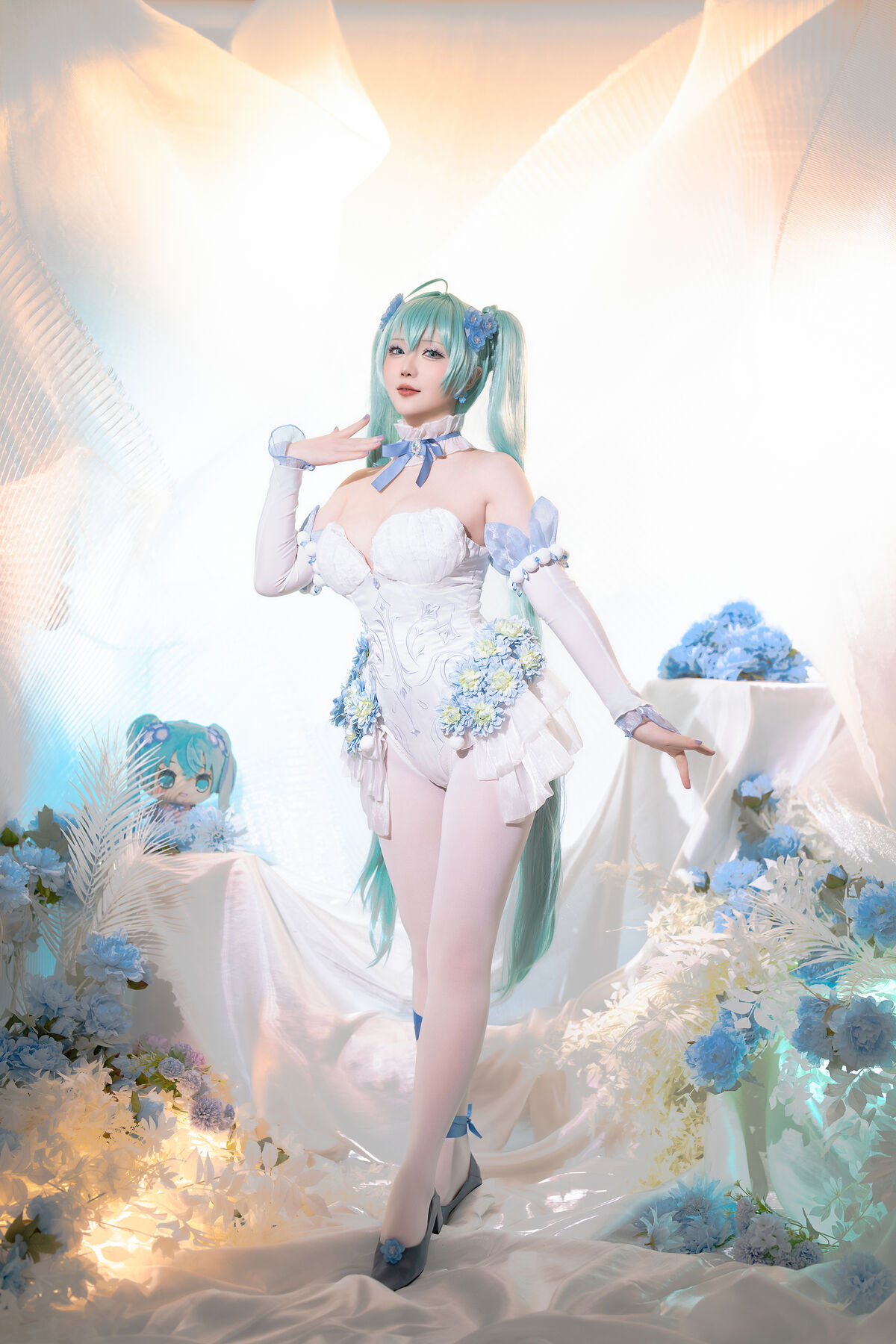 Coser@星之迟迟Hoshilily 2024年02月计划A 初音未来 粉蝶花精灵 0001 5982120636.jpg