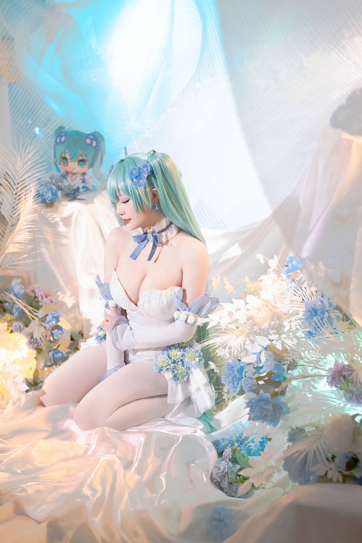 Coser@星之迟迟Hoshilily 2024年02月计划A 初音未来 粉蝶花精灵 0017 8949036454.jpg