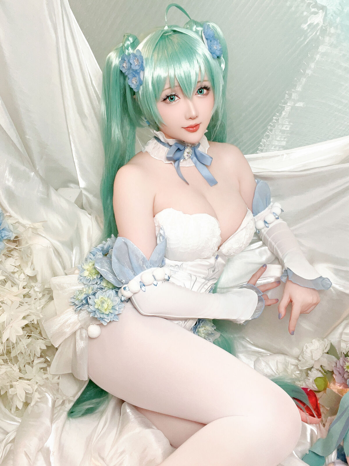 Coser@星之迟迟Hoshilily 2024年02月计划A 初音未来 粉蝶花精灵 0046 7153347296.jpg