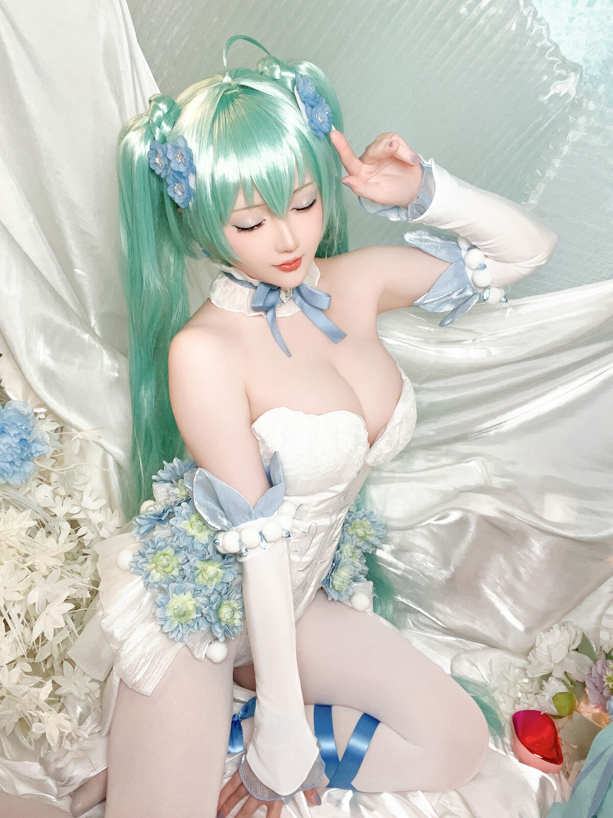 Coser@星之迟迟Hoshilily 2024年02月计划A 初音未来 粉蝶花精灵 0047 1222522804.jpg