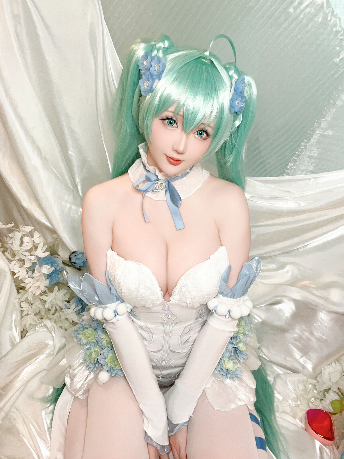 Coser@星之迟迟Hoshilily 2024年02月计划A 初音未来 粉蝶花精灵 0048 2998976254.jpg