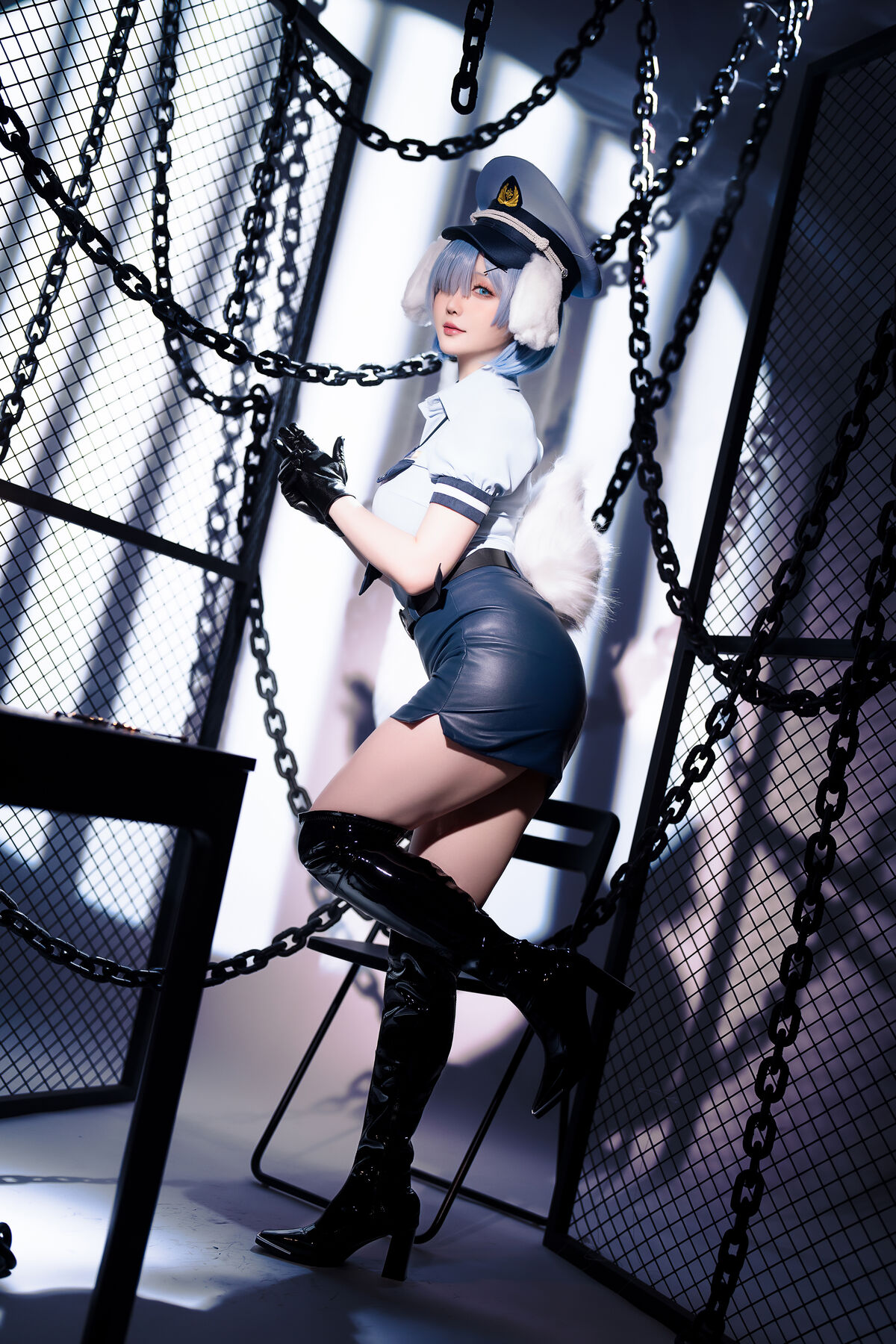 Coser@星之迟迟Hoshilily 2024年02月计划C RE0 蕾姆 狗耳警官 Part1 0017 1031685821.jpg