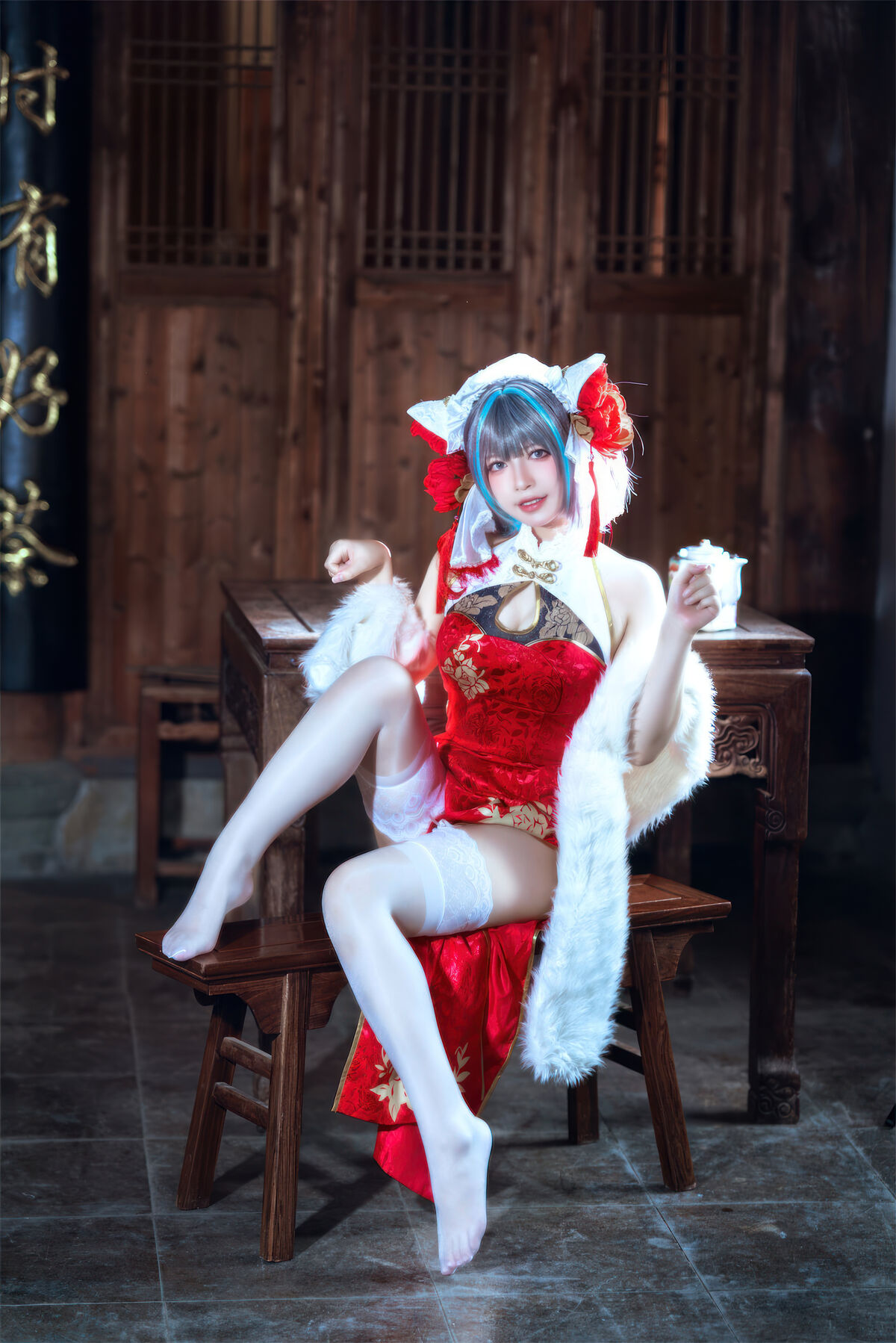 Coser@半半子 柴郡中华娘旗袍 0002 7498607253.jpg